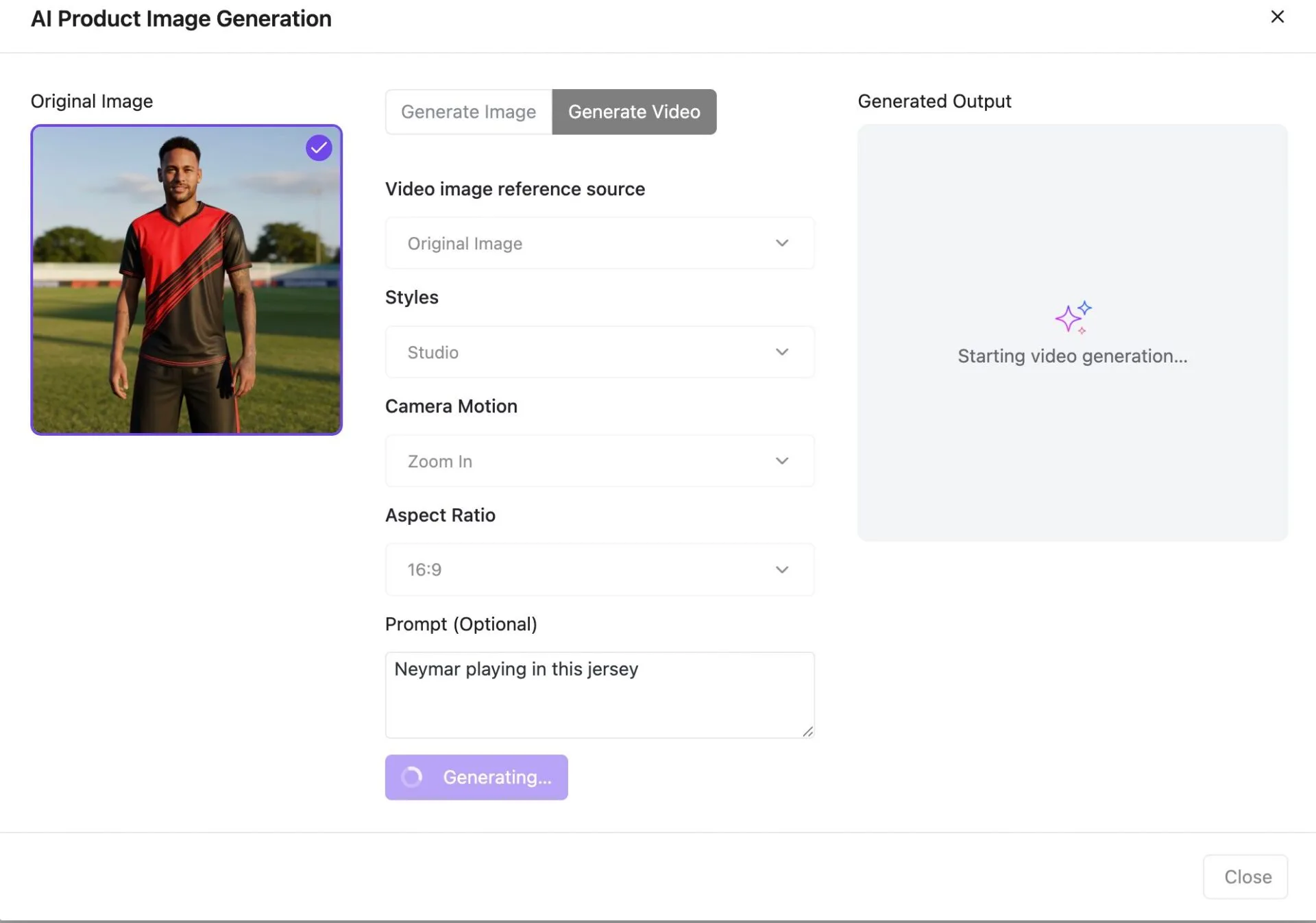 This is a screenshot of output video